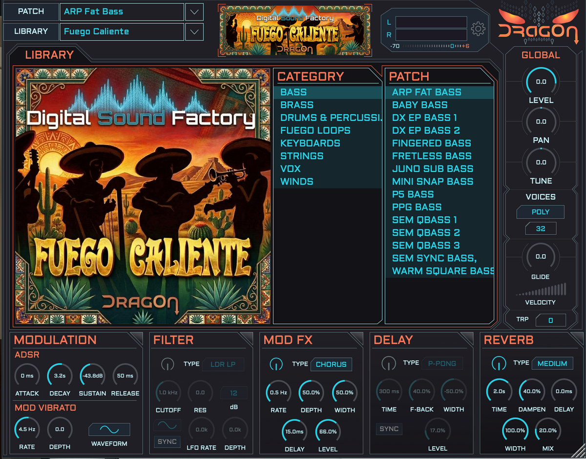 DSF - Fuego Caliente loaded in DragOn